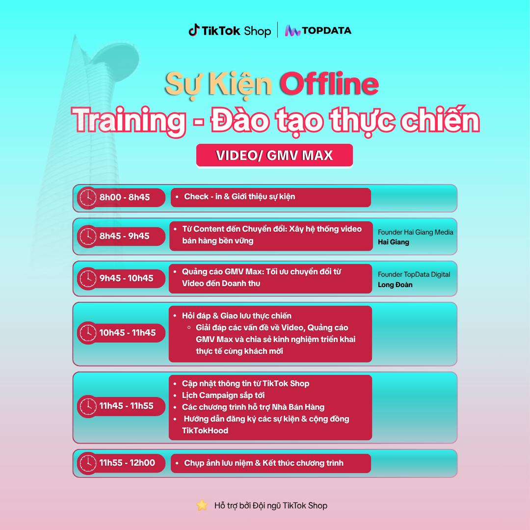OFFLINE TRAINING – ĐÀO TẠO THỰC CHIẾN VIDEO & GMV MAX count(OFFLINE TRAINING – ĐÀO TẠO THỰC CHIẾN VIDEO & GMV MAX)