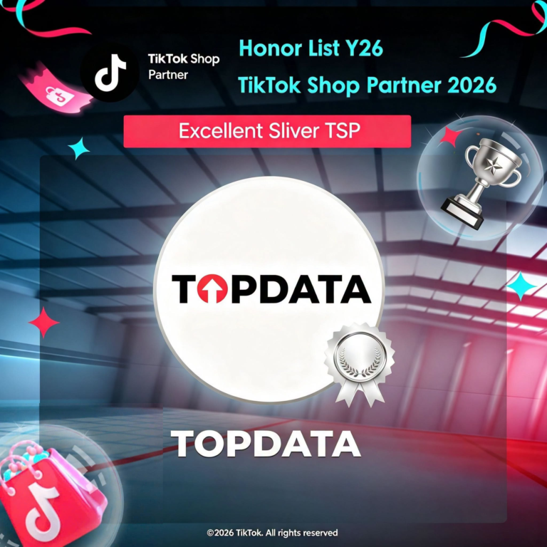 TOPDATA ĐƯỢC VINH DANH EXCELLENT SILVER TSP H1 2026 BỞI TIKTOK SHOP VIỆT NAM