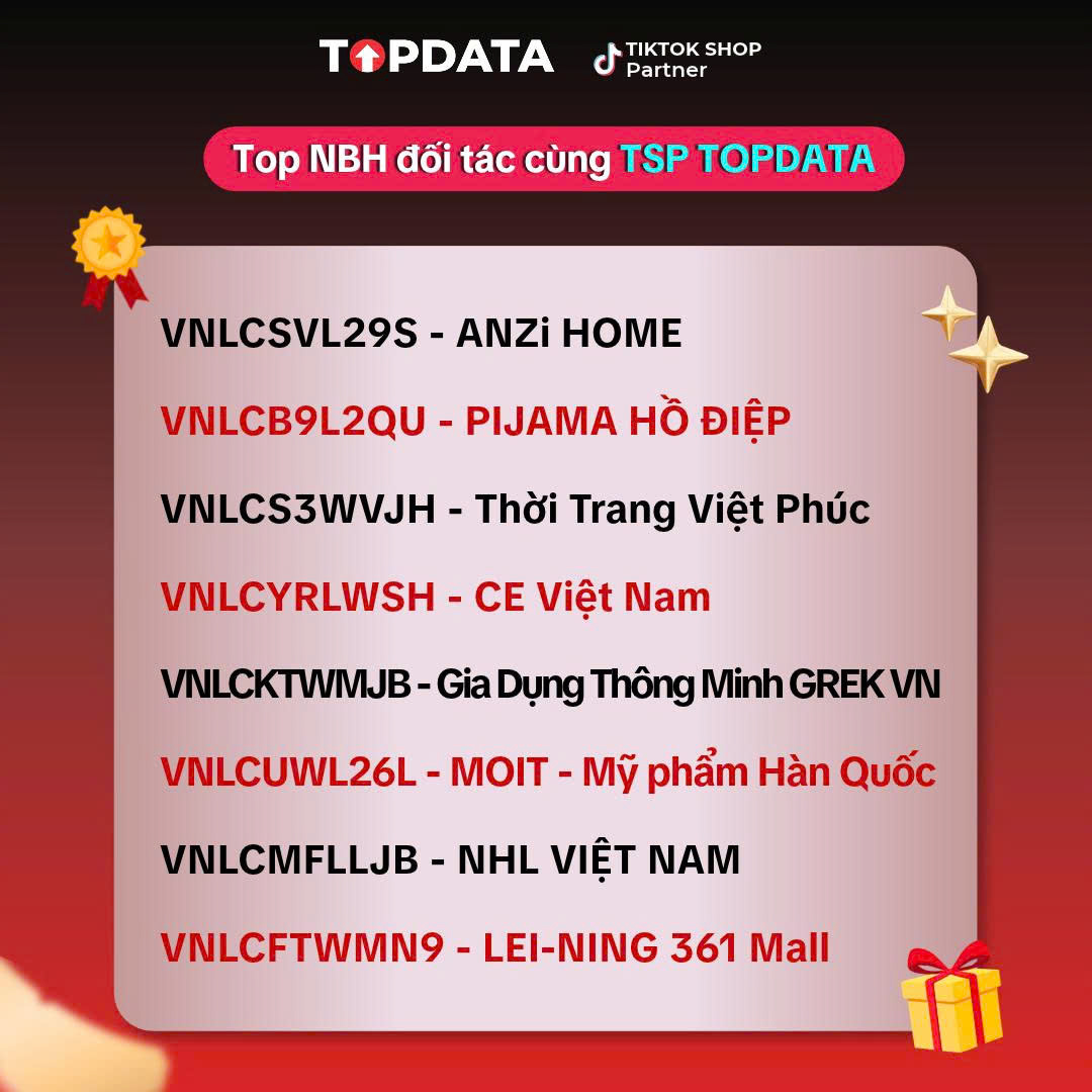 TopData TSP vinh danh Nhà Bán Hàng tăng trưởng nổi bật Quý 3/2026 – Trao tặng hơn 3.000 vouchers count(TopData TSP vinh danh Nhà Bán Hàng tăng trưởng nổi bật Quý 3/2026 – Trao tặng hơn 3.000 vouchers)