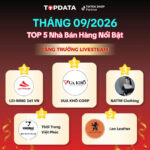 Top 5 Nhà Bán Hàng nổi bật tháng 09/2026 – Bứt phá tăng trưởng Livestream trên TikTok Shop